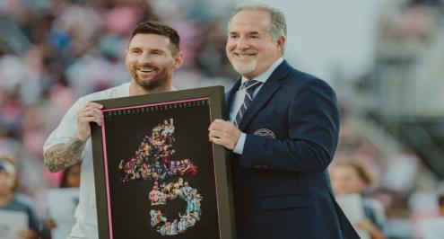 إنتر ميامي يُكرم ميسي بعد التتويج بكوبا أمريكا والوصول للقب الـ45 (صور)